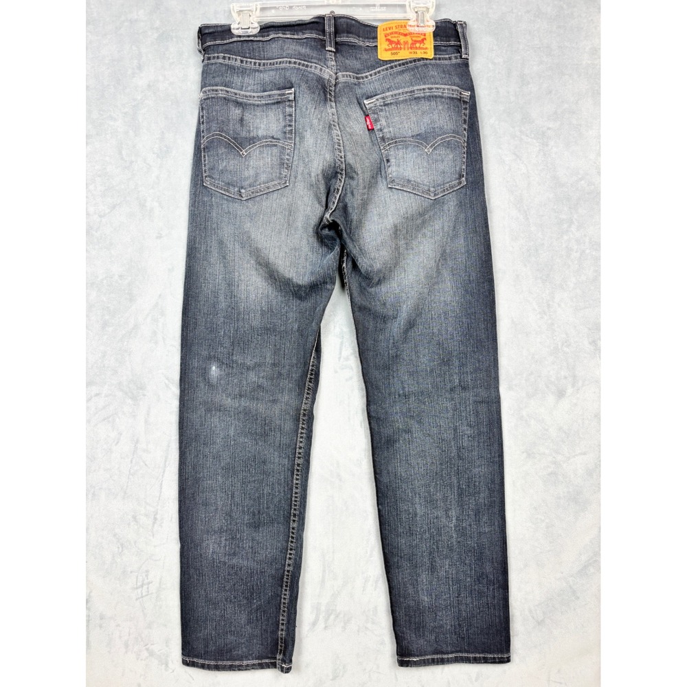 Levis 505 Regular Fit Straight Leg Jeans Dark Wash Mens 31x30 00505-1330